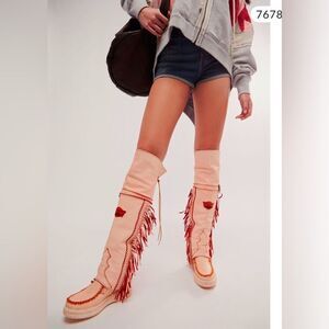 Free People Drifter Tall Mocc Boots/ size 37
